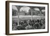 Cricket Match at Manheim Cricket Grounds-null-Framed Art Print