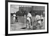 Cricket Match, England V Australia at the Oval 1882-William Barnes Wollen-Framed Premium Giclee Print