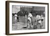 Cricket Match, England V Australia at the Oval 1882-William Barnes Wollen-Framed Art Print