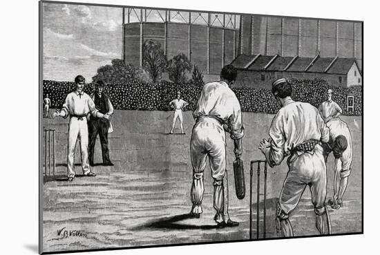 Cricket Match, England V Australia at the Oval 1882-William Barnes Wollen-Mounted Art Print