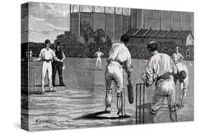 Cricket Match, England V Australia at the Oval 1882-William Barnes Wollen-Stretched Canvas