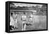 Cricket Match, Mcc V Australia 1884-Lucien Davis-Framed Stretched Canvas