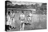 Cricket Match, Mcc V Australia 1884-Lucien Davis-Stretched Canvas