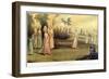 Cricket Match Played by the Countess of Derby and Other Ladies, 1779-English School-Framed Giclee Print