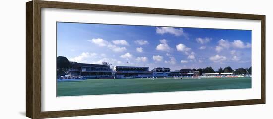 Cricket Match, St Lawrence Ground, Canterbury, Kent, England-null-Framed Photographic Print