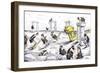 Cricket Match: Umpire-Edward Tennyson Reed-Framed Giclee Print