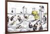 Cricket Match: Umpire-Edward Tennyson Reed-Framed Giclee Print