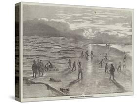 Cricket Match Upon the Goodwin Sands-null-Stretched Canvas