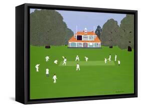 Cricket Match-Micaela Antohi-Framed Stretched Canvas