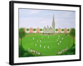 Cricket on Blackheath, 1993-Mark Baring-Framed Giclee Print