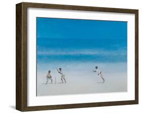 Cricket on the Beach, 2012-Lincoln Seligman-Framed Giclee Print