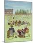 Cricket on the Green, 1987-Gillian Lawson-Mounted Giclee Print