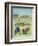 Cricket on the Green, 1987-Gillian Lawson-Framed Giclee Print