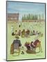 Cricket on the Green, 1987-Gillian Lawson-Mounted Giclee Print