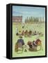 Cricket on the Green, 1987-Gillian Lawson-Framed Stretched Canvas