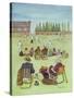 Cricket on the Green, 1987-Gillian Lawson-Stretched Canvas