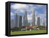 Cricket on the Padang, Singapore, Southeast Asia, Asia-Jean Brooks-Framed Stretched Canvas