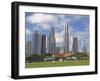 Cricket on the Padang, Singapore, Southeast Asia, Asia-Jean Brooks-Framed Photographic Print