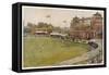 Cricket Pavilion-null-Framed Stretched Canvas