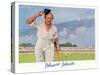 Cricket Player Raises His Cap as He Retires from the Pitch-Septimus Scott-Stretched Canvas