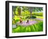 Cricket Practice, Botanical Gardens, Dominica, Grenadines, West Indies-Andrew Macara-Framed Giclee Print