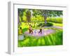 Cricket Practice, Botanical Gardens, Dominica, Grenadines, West Indies-Andrew Macara-Framed Giclee Print