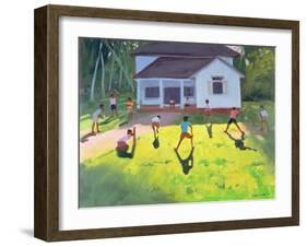 Cricket, Sri Lanka, 1998-Andrew Macara-Framed Giclee Print