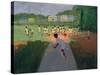 Cricket, Sri Lanka-Andrew Macara-Stretched Canvas