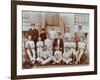 Cricket Team at the Boys Home Industrial School, London, 1900-null-Framed Photographic Print