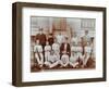 Cricket Team at the Boys Home Industrial School, London, 1900-null-Framed Photographic Print