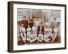 Cricket Team at the Boys Home Industrial School, London, 1900-null-Framed Premium Photographic Print