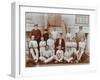 Cricket Team at the Boys Home Industrial School, London, 1900-null-Framed Premium Photographic Print