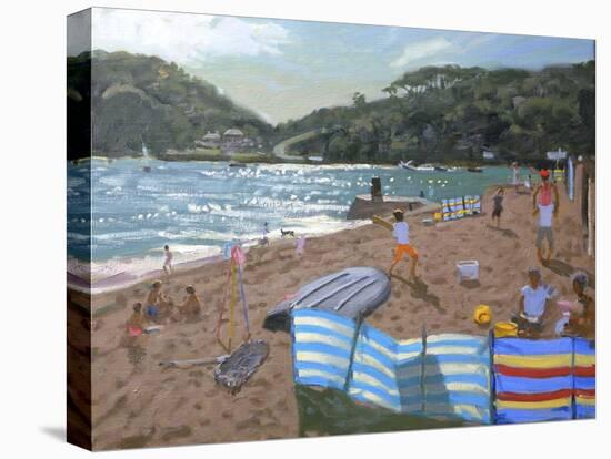 Cricket, Teignmouth-Andrew Macara-Stretched Canvas