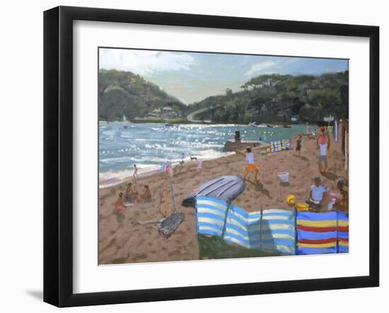 Cricket, Teignmouth-Andrew Macara-Framed Giclee Print