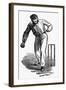 Cricket the Underhand Bowling Technique-null-Framed Art Print