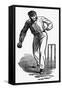 Cricket the Underhand Bowling Technique-null-Framed Stretched Canvas