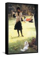 Cricket-James Tissot-Framed Stretched Canvas