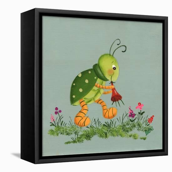 Cricket-Beverly Johnston-Framed Stretched Canvas