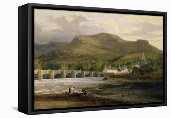 Crickhowell, Breconshire, c.1800-English-Framed Stretched Canvas