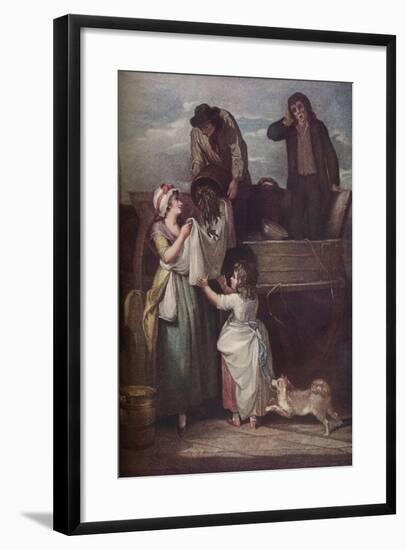 Cries of London: Fresh Gathered Peas Young Hastings, 1795, (1917)-Giovanni Vendramini-Framed Giclee Print