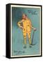 Crime and Punishment: Prisoner Holding a Pickaxe (Chromolitho)-Dudley Hardy-Framed Stretched Canvas