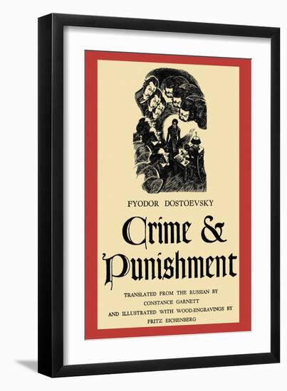 Crime and Punishment-Fritz Eichenberg-Framed Art Print