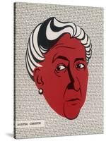 Crime Author, Agatha Christie (1890-1976)-null-Stretched Canvas