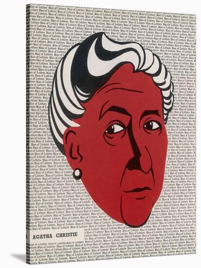 Crime Author, Agatha Christie (1890-1976)-null-Stretched Canvas