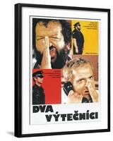 Crime Busters, Polish poster, Bud Spencer, Terence Hill, 1977-null-Framed Art Print