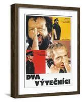 Crime Busters, Polish poster, Bud Spencer, Terence Hill, 1977-null-Framed Art Print