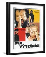 Crime Busters, Polish poster, Bud Spencer, Terence Hill, 1977-null-Framed Art Print