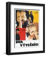 Crime Busters, Polish poster, Bud Spencer, Terence Hill, 1977-null-Framed Art Print