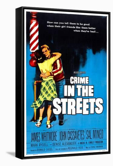 Crime in the Streets-null-Framed Stretched Canvas