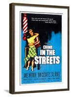 Crime in the Streets-null-Framed Art Print